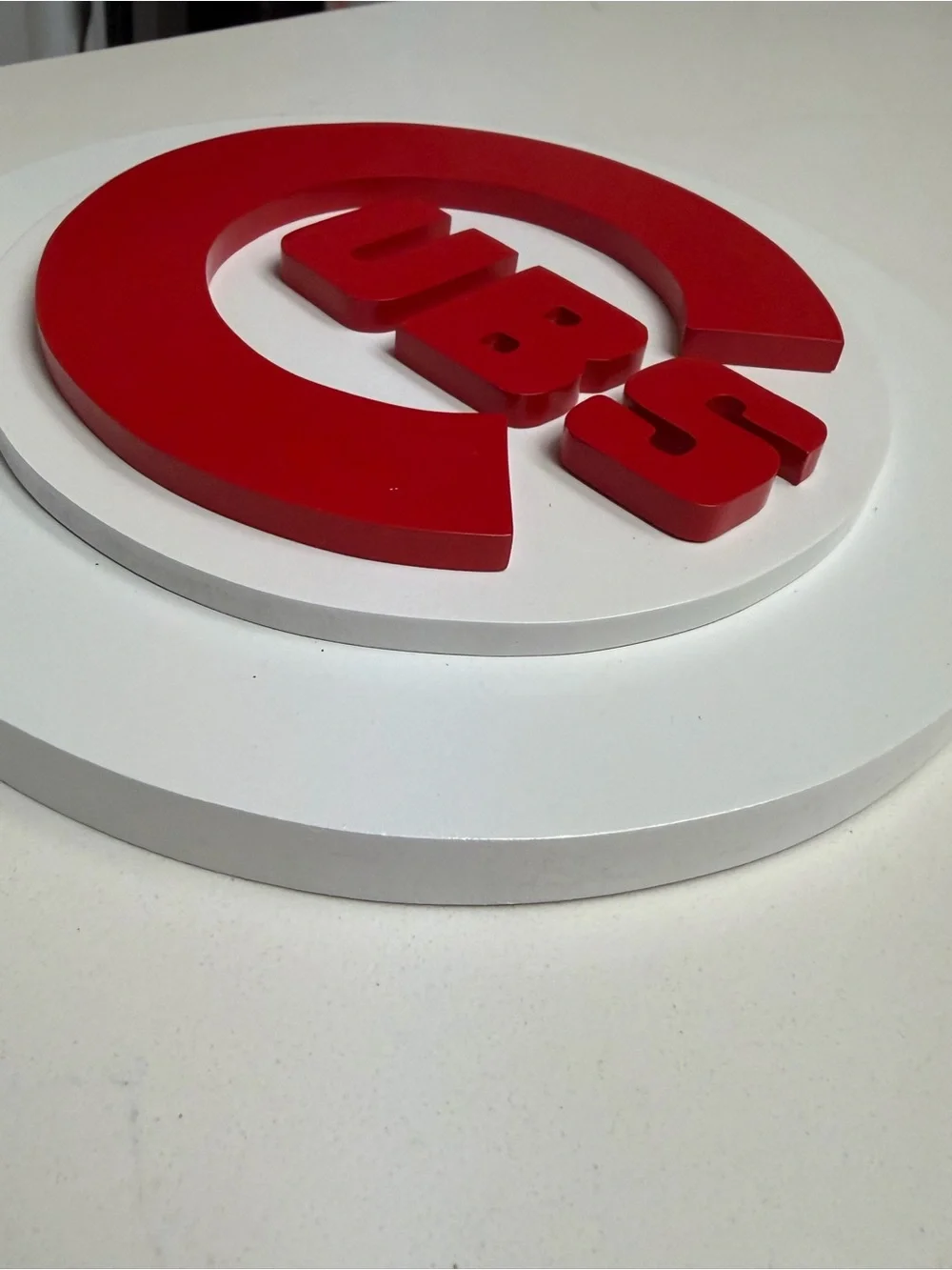 CUSTOM MADE 3D LAYER CHICAGO CUBS WOOD SIGN